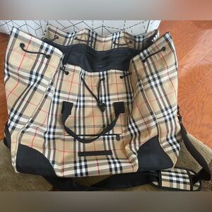 Burberry Golf Drawstring Duffle Bag